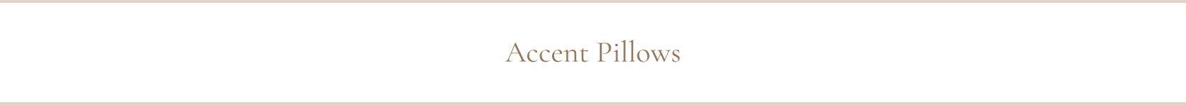 Accent Pillows