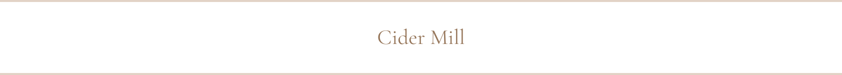 Cider Mill