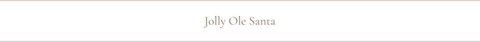 Jolly Ole Santa