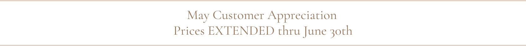 May Customer Appreciation