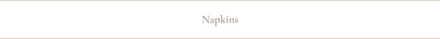 Napkins