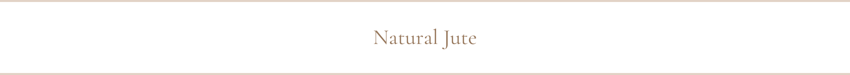 Natural Jute