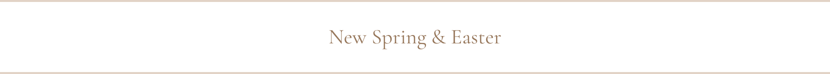 New Spring & Easter