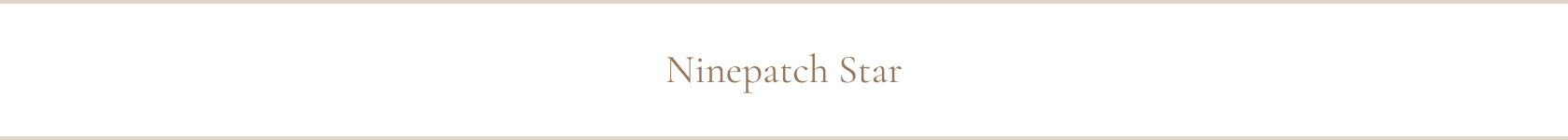 Ninepatch Star