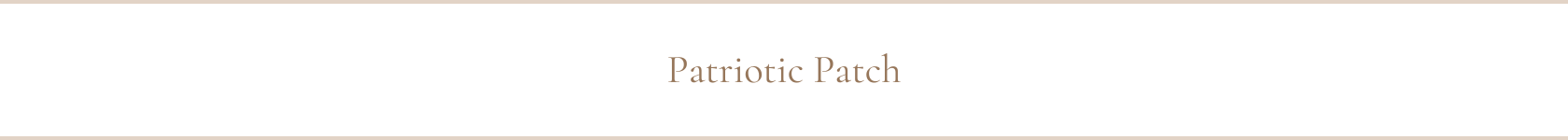 Patriotic Patch