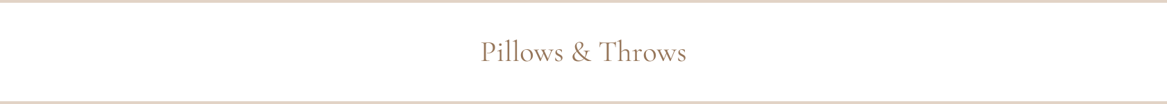 Pillows & Throws