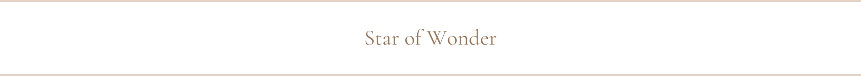 Star of Wonder