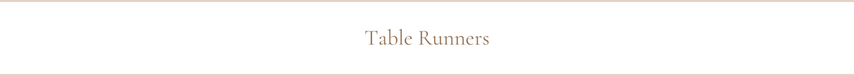 Table Runners