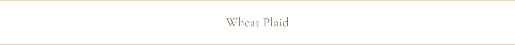 Wheat Plaid