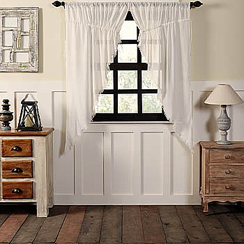 Tobacco Cloth Window Treatments