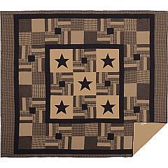 45577-Black-Check-Star-Luxury-King-Quilt-120Wx105L-image-4