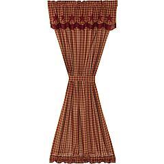 51153-Burgundy-Star-Door-Panel-with-Attached-Scalloped-Layered-Valance-72x40-image-5