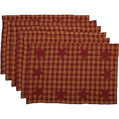 30631-Burgundy-Star-Placemat-Set-of-6-12x18-image-7