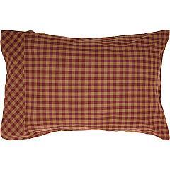 51147-Burgundy-Check-Standard-Pillow-Case-Set-of-2-21x30-image-3
