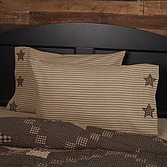 56680-Farmhouse-Star-Standard-Pillow-Case-w-Applique-Star-Set-of-2-21x30-image-3