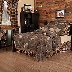 Farmhouse Star California King Quilt 130Wx115L