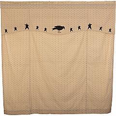 51246-Kettle-Grove-Shower-Curtain-with-Attached-Applique-Crow-and-Star-Valance-72x72-image-6