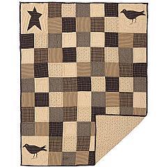 7197-Kettle-Grove-Applique-Crow-and-Star-Quilted-Throw-60x50-image-4