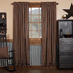Navy Star Scalloped Panel Set of 2 84x40