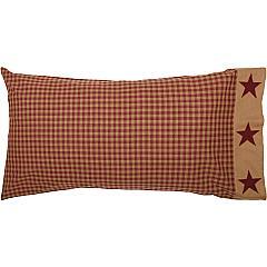 51249-Ninepatch-Star-King-Pillow-Case-w-Applique-Border-Set-of-2-21x40-image-5