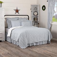 51900-Sawyer-Mill-Blue-Ticking-Stripe-California-King-Quilt-Coverlet-130Wx115L-image-3