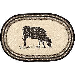 34096-Sawyer-Mill-Charcoal-Cow-Jute-Placemat-Set-of-6-12x18-image-6