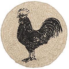45806-Sawyer-Mill-Charcoal-Poultry-Jute-Coaster-Set-of-6-image-6