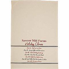 63467-Sawyer-Mill-Holiday-Chores-And-Trees-Unbleached-Natural-Muslin-Tea-Towel-Set-of-3-19x28-image-2