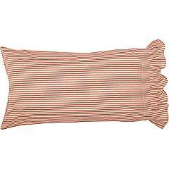 51953-Sawyer-Mill-Red-Ticking-Stripe-Ruffled-King-Pillow-Case-Set-of-2-21x40-image-5