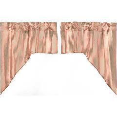 51334-Sawyer-Mill-Red-Ticking-Stripe-Swag-Set-of-2-36x36x16-image-6