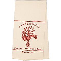 51350-Sawyer-Mill-Red-Windmill-Muslin-Unbleached-Natural-Tea-Towel-19x28-image-4