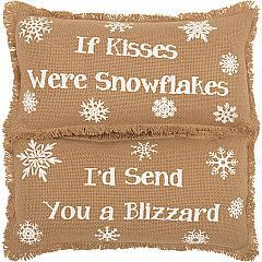 26618-Snowflake-Burlap-Natural-Pillow-If-Kisses..Snowflakes-Set-of-2-7x13-image-2