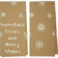 57390-Snowflake-Burlap-Natural-Snowflake-Kisses-Tea-Towel-Set-of-2-19x28-image-2