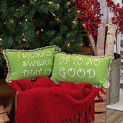 21607-Whimsical-Christmas-Pillows-Up-To-No-Good-Set-of-2-7x13-image-1
