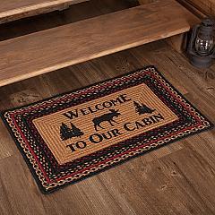 69413-Cumberland-Stenciled-Moose-Jute-Rug-Rect-Welcome-to-the-Cabin-20x30-image-7