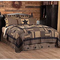 45579-Black-Check-Star-Queen-Quilt-90Wx90L-image-3