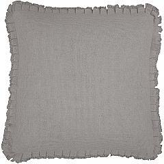 70055-Burlap-Dove-Grey-Pillow-w-Fringed-Ruffle-18x18-image-4