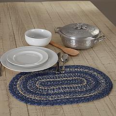 67098-Great-Falls-Blue-Jute-Oval-Placemat-12x18-image-2