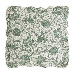 81217-Dorset-Green-Floral-Fabric-Euro-Sham-26x26-image-6