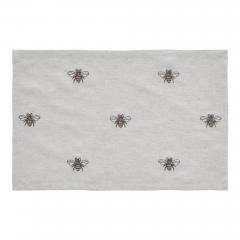 81268-Embroidered-Bee-Placemat-Set-of-6-12x18-image-3