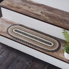 81454-Sawyer-Mill-Charcoal-Creme-Jute-Stair-Tread-Oval-Latex-8.5x27-image-4