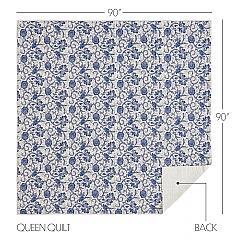 81237-Dorset-Navy-Floral-Queen-Quilt-90Wx90L-image-1