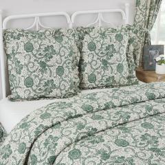 81217-Dorset-Green-Floral-Fabric-Euro-Sham-26x26-image-3