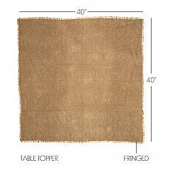 6175-Burlap-Natural-Table-Topper-Fringed-40x40-image-1