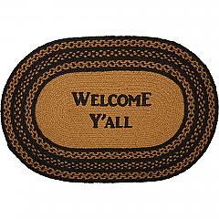 69787-Farmhouse-Jute-Rug-Oval-Stencil-Welcome-Y-all-w-Pad-20x30-image-1