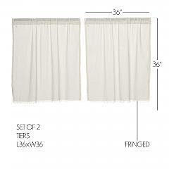 10763-Tobacco-Cloth-Antique-White-Tier-Fringed-Set-of-2-L36xW36-image-1