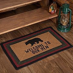 70596-Wyatt-Stenciled-Bear-Jute-Rug-Rect-Welcome-to-Our-Den-20x30-image-4