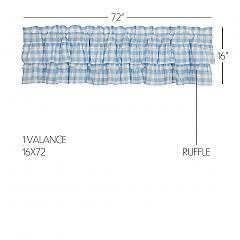 69918-Annie-Buffalo-Blue-Check-Ruffled-Valance-16x72-image-1
