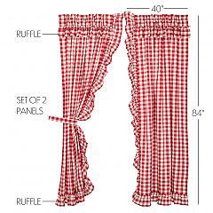 51117-Annie-Buffalo-Red-Check-Ruffled-Panel-Set-of-2-84x40-image-1