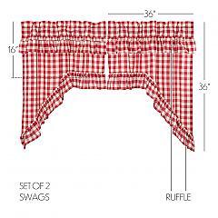 51122-Annie-Buffalo-Red-Check-Ruffled-Swag-Set-of-2-36x36x16-image-1